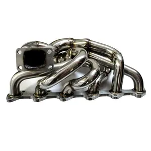 Stainless Steel T3 T4 Turbo Knalpot Header Mobil Manifold untuk BMW E30 323 325 328