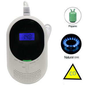 2025 Tendência Gás + CO 2 em 1 Vazamento Detector Detector De Alarme De Gás Co Acessórios De Cozinha - Product Image 1