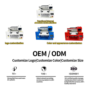 Impresora UV de Cama Plana <span class=keywords><strong>A3</strong></span> de Precio de Fábrica Cainuowei con Medición Automática de Altura para Carcasas de Teléfono, Golf, Metal, Lienzo y Pintura - Product Image 2