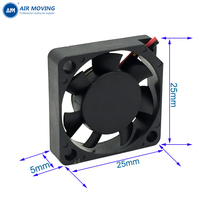 Ventilateur DC 5V AM2505S05L AM2505 de haute qualité 25*25*5MM, vitesse 5000 tr/min, débit d'air 1,1 CFM, faible bruit, ventilateur de refroidissement