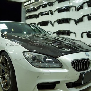 Pour BMW M6 F06 F12 F13, capot moteur en carbone de type V, amélioration, 2014-2017 - Product Image 4