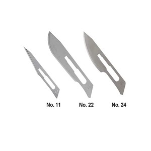 Nuove lame chirurgiche in acciaio inox 10r con manico bisturi chirurgici sterili - Product Image 1