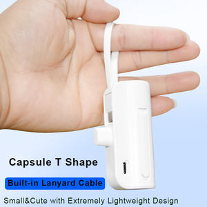 Cargador Portátil Mini Cápsula <span class=keywords><strong>de</strong></span> 5000mAh con Cable Integrado, Plegable, Venta Caliente, Carga Rápida PD <span class=keywords><strong>de</strong></span> 20W Tipo C, Regalos Personalizados al por Mayor - Product Image 5
