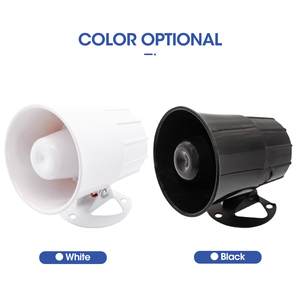Sirena electrónica de 20W con <span class=keywords><strong>alarma</strong></span> de <span class=keywords><strong>coche</strong></span> de altavoz de 6 tonos, voltaje de 12V, 2, 30 W - Product Image 6