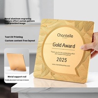 Trophée métallique imprimé UV avec conception personnalisée gratuite, médaille, plaque d'autorisation, carte de récompense, certificat d'agence, lettre d'honneur et de nomination
