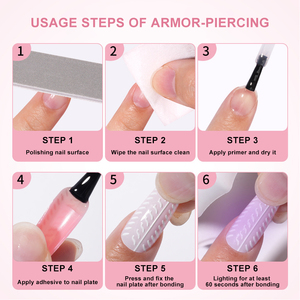 Nouvelle presse sur les ongles <span class=keywords><strong>avec</strong></span> embouts français blancs <span class=keywords><strong>Strass</strong></span> Luxe longue longueur pour traîner ou faire du shopping 30pcs - 15 tailles - Product Image 5