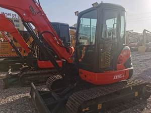 Mini-excavatrice Kubota KX155-5 d'occasion, 5,5t, avec moteur Cummins pour pompe hydraulique et boîte de vitesses - Product Image 6