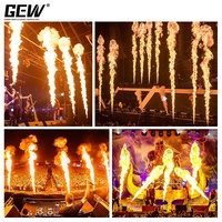 Mini lance-flammes hexagonal DMX512 avec télécommande, machine à feu pour scène, mariage, DJ, bar, spectacle