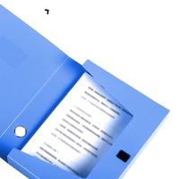 Carpeta de Archivo con Pestaña Superior, Superficie Lisa, Opción de Color Personalizado, para Almacenamiento de Documentos en Reuniones Empresariales