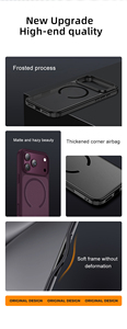 Nueva Funda Magnética de PC+TPU para iPhone 17 18 Pro/Pro Max - Esquinas Reforzadas, Parte Trasera Transparente Anti-Amarillamiento, Imanes Integrados, OEM ODM - Product Image 3