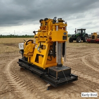 Foreuse hydraulique Early Bird à moteur diesel pour l'exploration géologique, l'échantillonnage des sols et le forage de puits d'eau