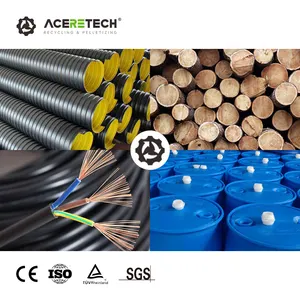 Déchiqueteuse industrielle de haute qualité pour films PP/PE et sacs tissés PP, 300-600 kg/h, à un seul arbre, modèle HS1600, avec pompe à engrenages PLC - Product Image 4