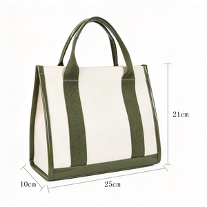 Custom Vintage Ladies Waterproof Cotton Canvas Heavy-duty Portable Tote <b>Bag</b> All Seasons Gift for Women - Product Image 3