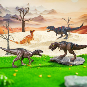 ミニチュアリアルな恐竜フィギュアおもちゃミニプラスチック恐竜動物フィギュア装飾品イースターエッグ誕生日工芸品用 - Product Image 3