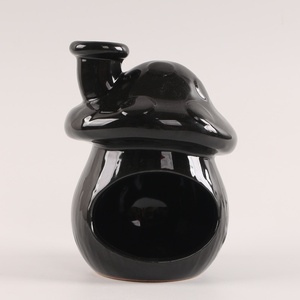 Estufa de aromaterapia de escritorio de cerámica con llama abierta, chimenea pequeña, bandeja para quemar salvia de madera sagrada <span class=keywords><strong>peruana</strong></span>, difusor de incienso - Product Image 6