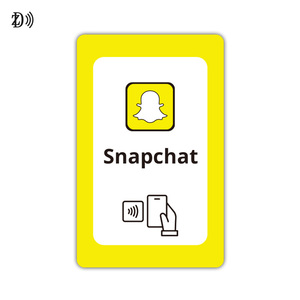 Tùy chỉnh in ấn Instagram NFC WhatsApp cartes 13.56MHz NFC xem xét thẻ - Product Image 4