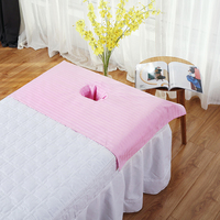 Vente en gros de tissu de massage, housse d'espace respiratoire ajustée, trou pour le visage, lit de spa, drap de table de massage, housse de coussin pour le visage