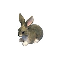 Lapin de pâques en bois, g, fait à la main