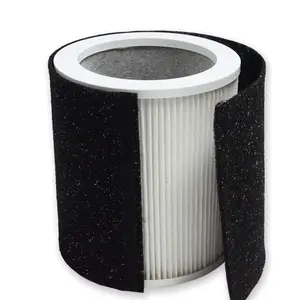 Replacement HEPA Filter Kit Compatible With Hunter H-HF400-VP H-PF400 Fit Hunter HP400 Cylindrical Tower Air Purifier