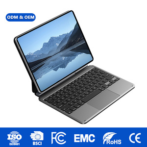 Laudtec Aluminum Alloy Magic Keyboard Case For iPad Pro(2025)11" (M5) with Touchpad Wireless BT Ultra Thin Full Size Black - Product Image 1