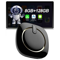 Adaptateur auto Android Carplay sans fil QCM62258Q 128G Lecteur multimédia Navigation GPS Wifi 4G Compatible IOS Android13 Aibox