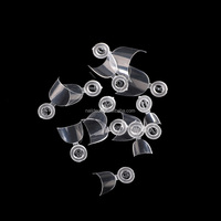 Nadeco court ovale bord français acrylique faux ongles conseils demi-couverture extension d'ongle de haute qualité prix de gros