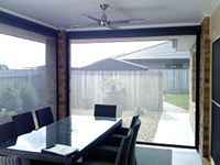 Stores enrouleurs manuels pour fenêtres extérieures, imperméables, sans fil, pour patio, pergola, Ziptrack
