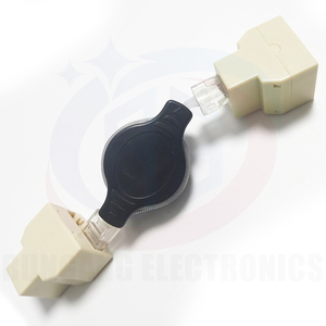 Rg Rj9 Vrouw Naar Dubbele Rj11 Vrouwelijke Telefoon Extender 1 Tot 2 Manieren Rj45 4p4c Interface Splitter Telefoon Kabel Socket <span class=keywords><strong>Adapter</strong></span> - Product Image 4