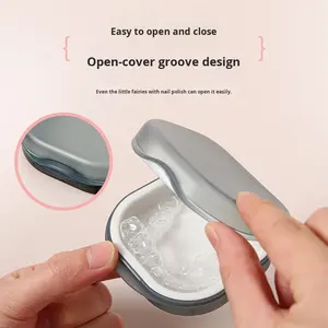 Scatola di immagazzinaggio efficiente della pillola per apparecchi dentali portatili e compatti per protesi invisibile - Product Image 3