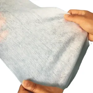 Disesuaikan gsm Spunlace kain Nonwoven Roll Viscose untuk basah kain lap berbeda poliester tahan air
