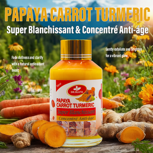 OEM Serum pemutih Super Label pribadi, pepaya & wortel & kunyit penuh dengan Formula Vitamin C manfaat Anti keriput Perawatan Kulit - Product Image 2