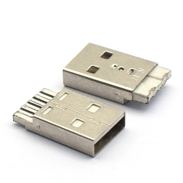 Usb 2.0 a Type Male Plug Connector Usb Jack AM 4 Pin Type a Male Socket Connector Customizable