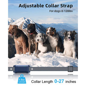 बड़े छोटे कुत्तों के लिए boosnic रिचार्जेबल ई कॉलर 8-120lbs नए संस्करण 4000ft कुत्ते प्रशिक्षण कॉलर सुरक्षित बीप छाल नियंत्रण - Product Image 5