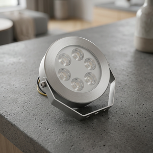 Projecteur LED professionnel étanche IP68 avec corps entièrement métallique, modèle BY-39, pour piscine/fontaine, télécommandé - Product Image 2