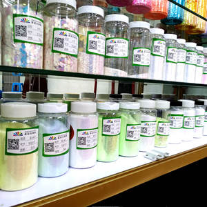 Nuevos productos Dongguan xucai artes y manualidades UV brillo decoraciones navideñas cambio de color brillo suministros promocionales para fiestas - Product Image 2