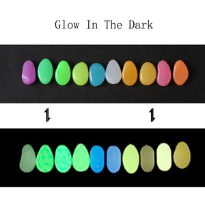<strong>Pebbles</strong> Luminous <strong>Stone</strong> Glow <strong>Colorful</strong> <strong>Pebble</strong> <strong>Stone</strong> for Decoration Aquarium Fish Paving and Decoration