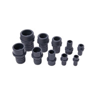 Connecteur de tuyau à barbelures en PVC personnalisé, filetage interne/extérieur pour conduites d'eau, raccords de tuyauterie d'eau de 2 pouces