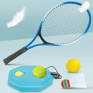 Tennisbal Enkele Tennis Self-Training Trainer Dienen Rebound Beginner Sport Interactieve Outdoor Tennis Racket Set Kinderen