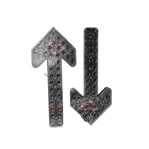 Segnali Luminosi a Freccia LED di Alta Qualità per Avvertimento Traffico, Popolare Luce a Freccia LED Lampeggiante Gialla - Product Image 4