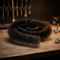 Brosse de nettoyage de gouttière en nylon personnalisable DIY OEM avec manche – Brosses de qualité supérieure