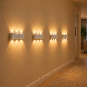 LED Wall <b>Lights</b> Rechargeable <b>Battery</b> Operated Dimmable Control Cordless Wall Mounted Rotation Lamp <b>Light</b> for Bedside Bedroom - Product Image 1