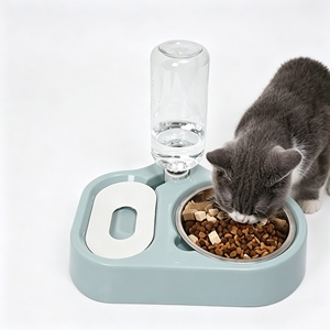 Comedero y Bebedero Automático de Plástico de Doble Uso, Impermeable, <span class=keywords><strong>para</strong></span> Perros, Gatos y Animales Pequeños, Suministros al por Mayor - Product Image 1