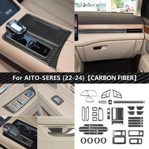 Fibre <span class=keywords><strong>de</strong></span> carbone véritable pour Huawei Aito M7, intérieur complet 2022-2024, accessoires <span class=keywords><strong>de</strong></span> voiture Seres, fibre <span class=keywords><strong>de</strong></span> carbone pour tout l'intérieur - Product Image 5