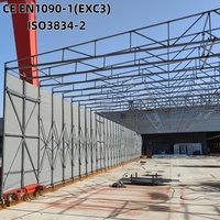 Abri de toit rétractable en structure d'acier industrielle, auvent extérieur pour plateforme de chargement et stockage en usine