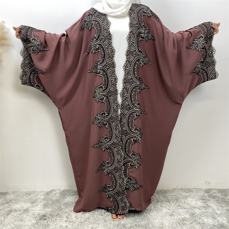 Abaya Islamic Clothing Women Nida Beads