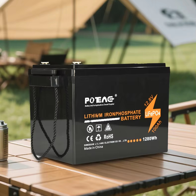 12.8V LiFePO4 Lithium Battery 100Ah-300Ah IP67 Waterproof 4000 Cycles RV Energy Storage Customization
