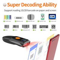 Lecteur de codes-barres sans fil USB Xincode Factory, lecteur de codes-barres 2D portable, scanner de codes QR Bluetooth mobile