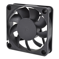 Ventilateur axial DC 6015-1 60x60x15mm avec roulement à billes, durée de vie de 70 000 heures, pales en plastique, 5-12-24V, ventilateur de refroidissement d'air, OEM ODM CE ROHS