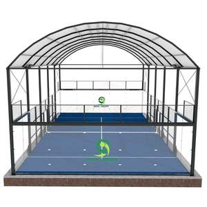 ผ้าคลุมสนามแพเดิลคุณภาพสูง กันน้ำ 850 กรัม ผลิตจากผ้า PVC สำหรับสนามแพเดิล พร้อมความสูงด้านข้าง 6 เมตร หรือ 8 เมตร - Product Image 2