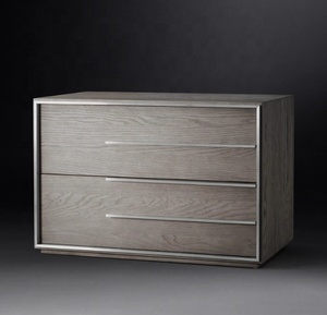 Muebles de dormitorio modernos Dormitorio <span class=keywords><strong>Metal</strong></span> Decorativo Alto diseño Sentido Gabinetes de madera Mesita de noche - Product Image 3